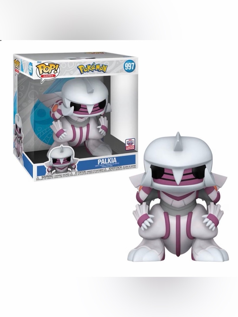 Funko Palkia Vinyl Figure - White & Pink Accents